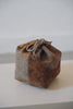 Keiko Murakami - Hand-dyed persimmon & rust dyed linen pouches