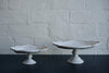 Manami Naoi - Ceramic oval relief footed plates (LAST ONE)