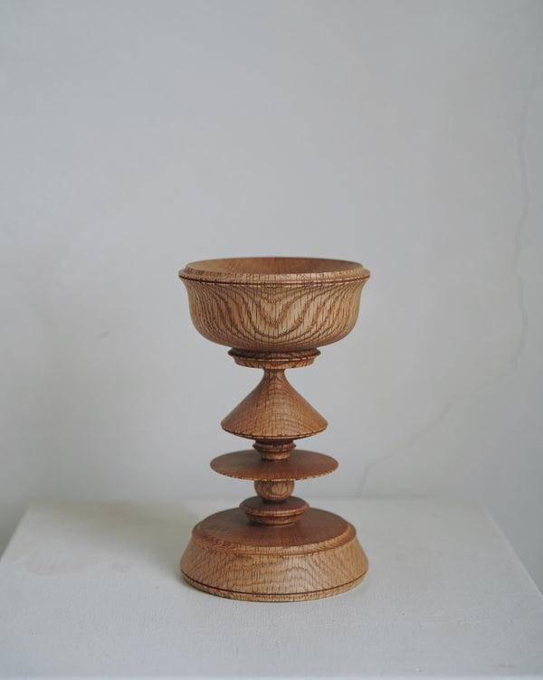 Takehito Ichikawa - Two-sided Wooden Candle Stand (LAST ONE)