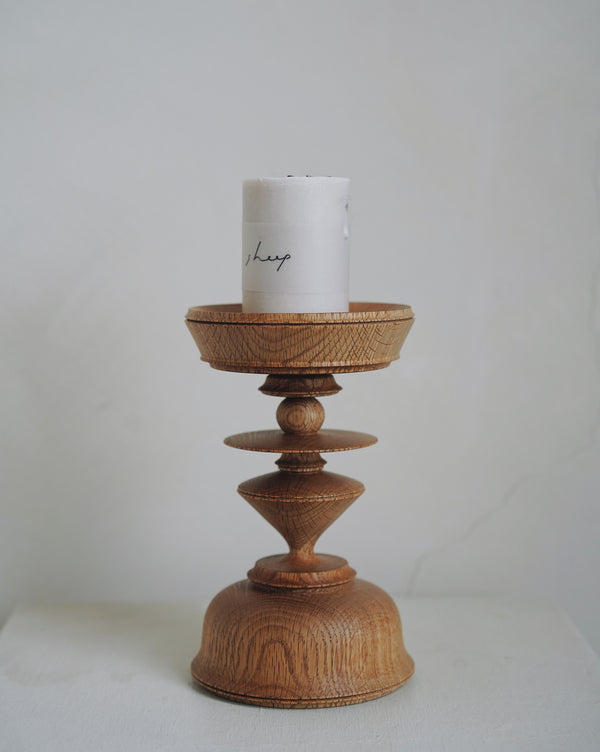 Takehito Ichikawa - Two-sided Wooden Candle Stand (LAST ONE)