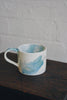 Nana Kamio - Blue x White Mug and Saucer Set