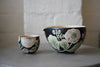 Momoko Otani - Black Pink Chrysanthemum Flower Tea Cup and Tea Cup Set (OM5)