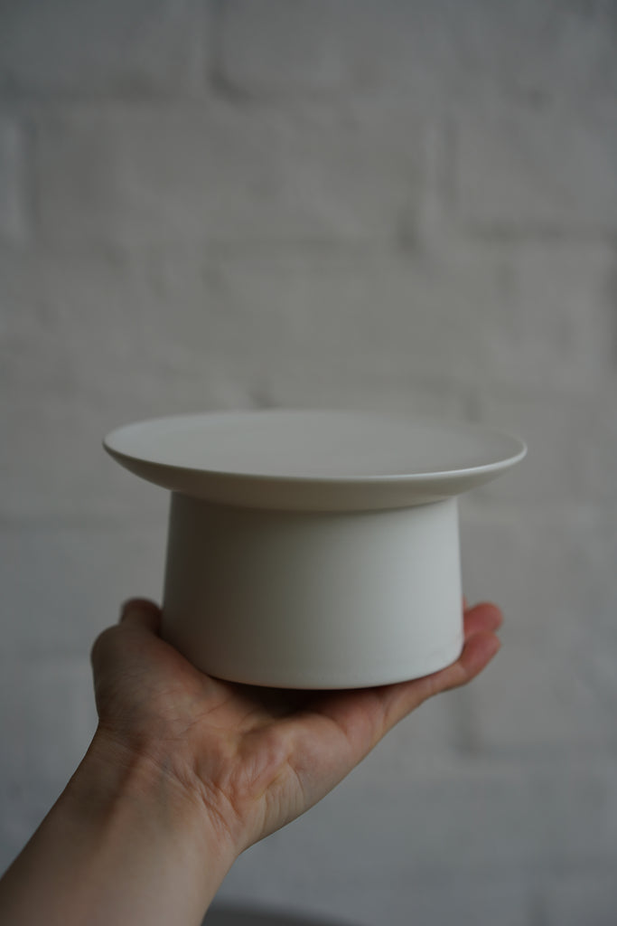 Tetsuya Otani - White Porcelain Compote Stands (LAST ONE)