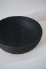 Keiichi Murakami - K-15 Black lacquered hand-carved wooden bowl in Japanese chestnut