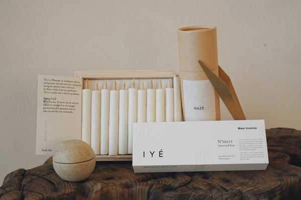 HAZE x IYÉ - Relaxation and Meditation Incense Candle Set (Special Offer!)