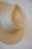 Wica Grocery - Drop shaped brim straw hat (LAST ONE)