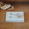 Uqui - Handmade Sea Shell Brooches with Kintsugi Joints