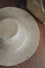 Wica Grocery - Flat Top Straw Hat with an Organic Brim