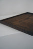 Keiichi Murakami - K-8 Black lacquered hand-carved wooden tray in Japanese chestnut