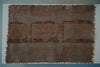 Keiko Murakami - Hand-dyed persimmon & rust dyed rectangualr tea mats (LAST ONE)