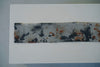 Keiko Murakami - Hand-dyed persimmon & rust dyed long tea mat