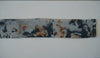 Keiko Murakami - Hand-dyed persimmon & rust dyed long tea mat