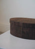 Keiko Murakami - Hand-dyed persimmon & rust dyed oval tea box storage