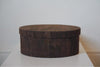 Keiko Murakami - Hand-dyed persimmon & rust dyed oval tea box storage