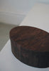 Keiko Murakami - Hand-dyed persimmon & rust dyed oval tea box storage