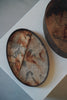 Keiko Murakami - Hand-dyed persimmon & rust dyed oval tea box storage