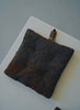 Keiko Murakami - Hand-dyed persimmon & rust dyed tea pot mat