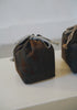 Keiko Murakami - Hand-dyed persimmon & rust dyed linen pouches