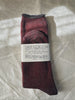 Glück und Gute - Melange Silk & Organic Cotton Double Layered Socks (LAST ONE)