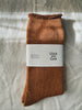 Glück und Gute - Plain Silk & Cotton Double-layered Socks