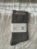 Glück und Gute - Plain Silk & Cotton Double-layered Socks