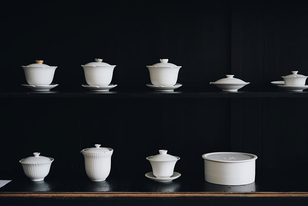 Chie Kobayashi - White Porcelain Giza Giza Gaiwan