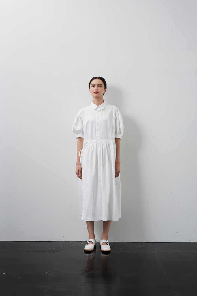 the last flower of the afternoon - Gathered Shirt Dress