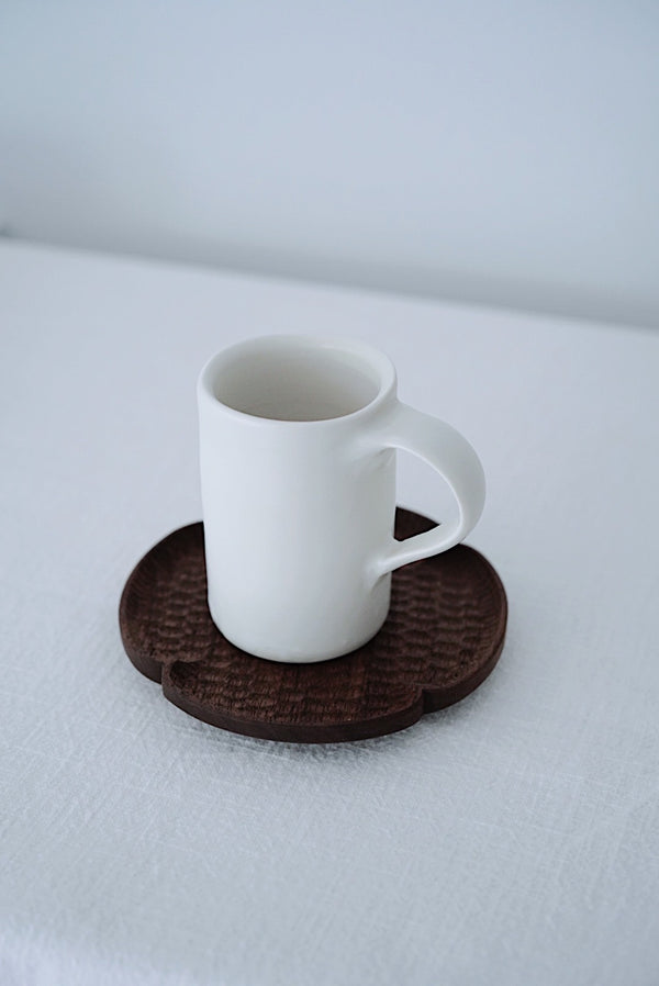 Katsufumi Baba - Matte White Porcelain Slim Mug