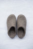 Hemskor - Wool felted slippers Mocha Beige