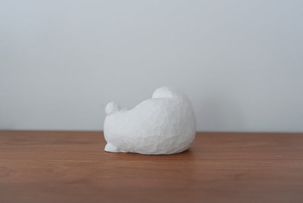 Mio Suzuki - Polar Bear Wooden Object (Curling up)