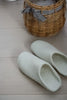 Hemskor - Wool felted slippers Natural White (LAST ONE)