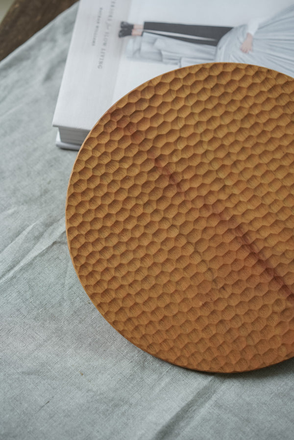 Kazunori Koutsuka - Cherry Wood Round Tray