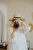 Wica Grocery - Fine Straw Hat with Black Ribbon