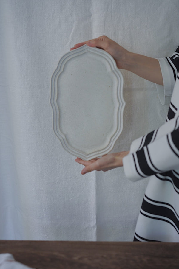 Chie Kobayashi - Rinka Large Rim Plate