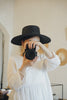 Wica Grocery - Pork Pie Fine Straw Hat Black