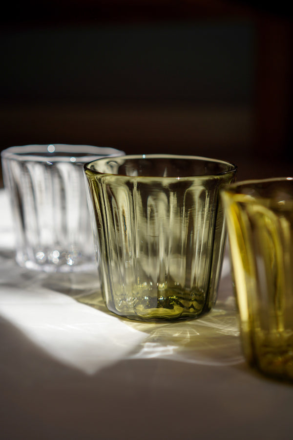 Floresta Fabrica - Stripe Glass Tumblers Small (LAST ONE)