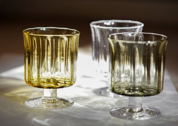 Floresta Fabrica - Stripe Glass Goblets