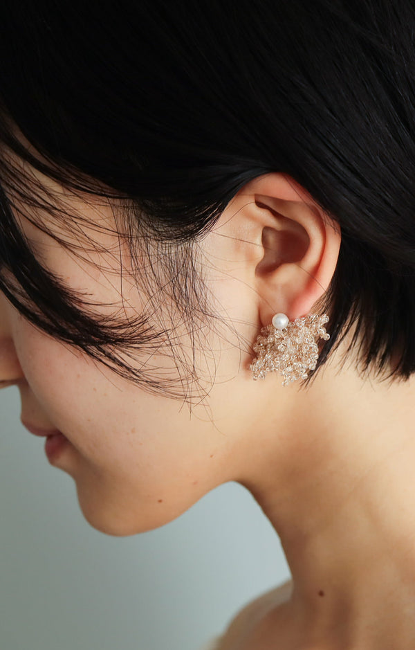 FUA Accessory - Hajimari-no-Toki Pierced Earring Pink