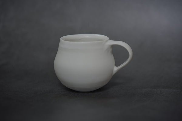Katsufumi Baba - White Matte Porcelain Round Mug