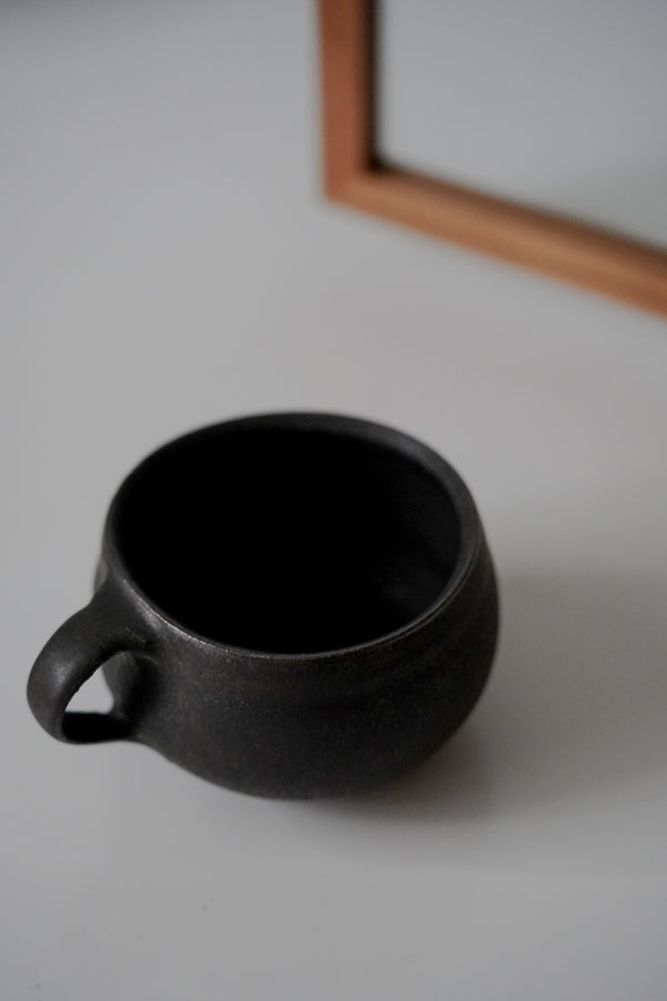 Katsufumi Baba - Black Glazed Soup Mug