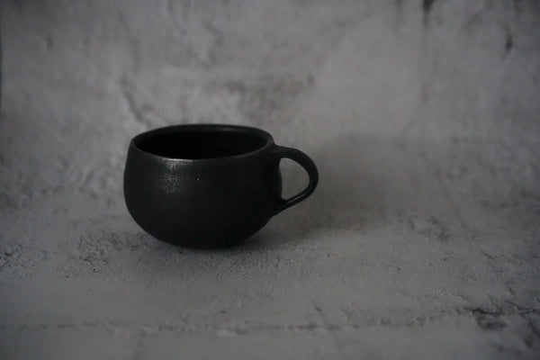 Katsufumi Baba - Black Glazed Soup Mug