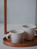 Katsufumi Baba - Matte White Porcelain Coffee Mugs