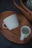 Katsufumi Baba - Matte White Porcelain Coffee Mugs