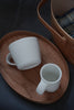 Katsufumi Baba - Matte White Porcelain Coffee Mugs