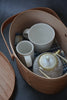 Katsufumi Baba - Matte White Porcelain Coffee Mugs