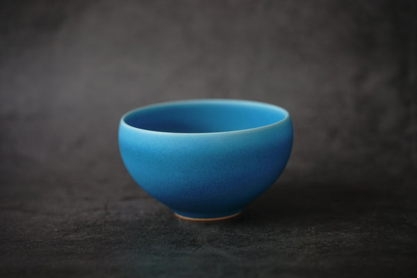 Kazuhito Azuma - Turquoise Round Bowl