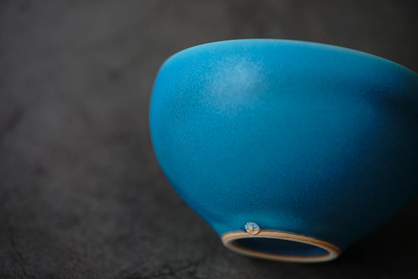 Kazuhito Azuma - Turquoise Round Bowl