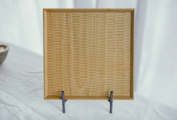 Kazunori Koutsuka - Square Wooden Tray Sakura Wood