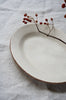 Satomi Ito - Oval Plate with Crackled Glaze