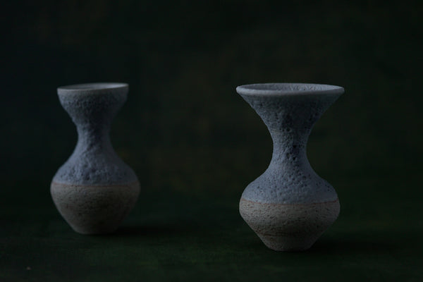 Satomi Ito - Tokkuri Vases Volcanic Glaze